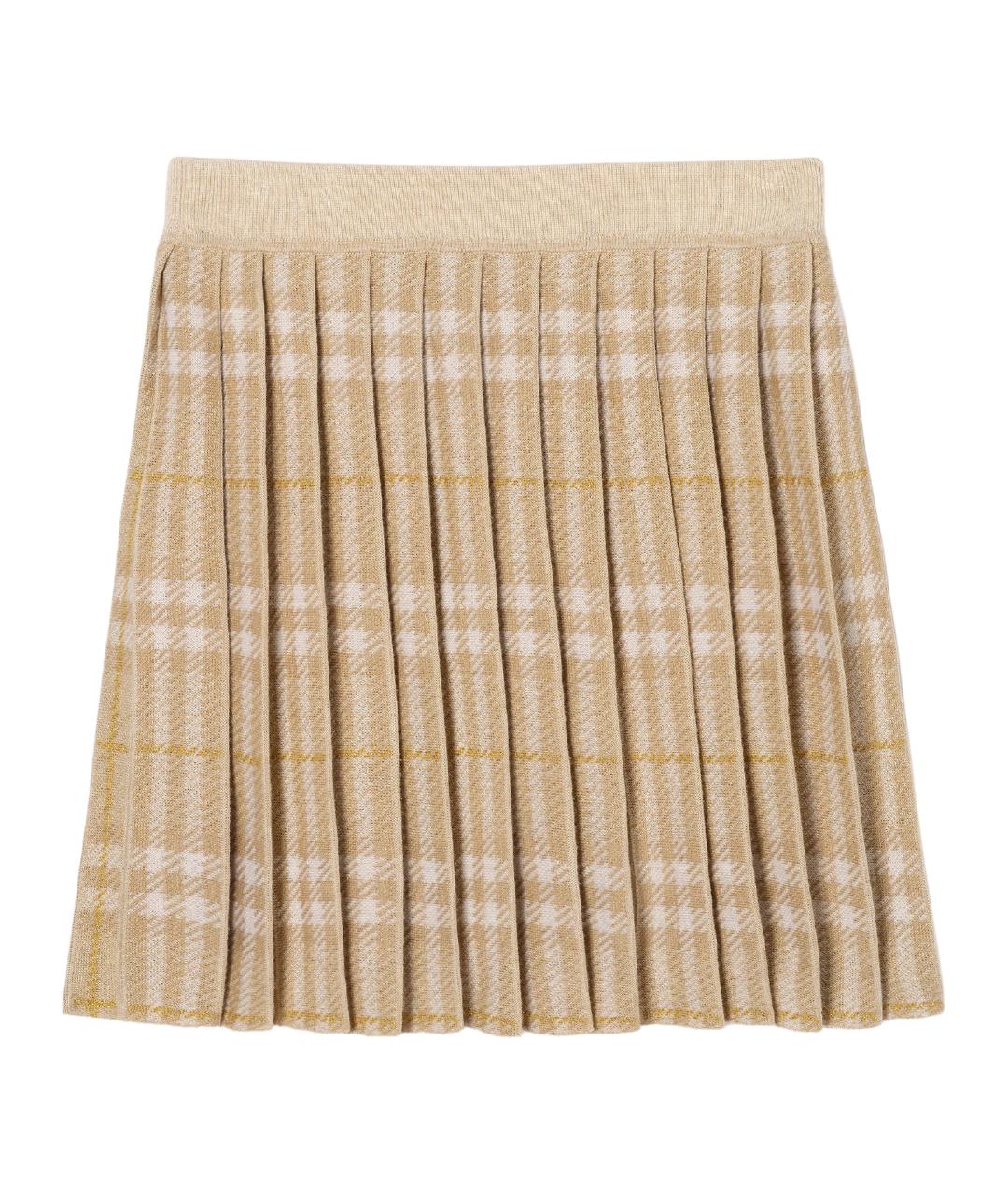 BURBERRY Бежевая юбка, фото 1