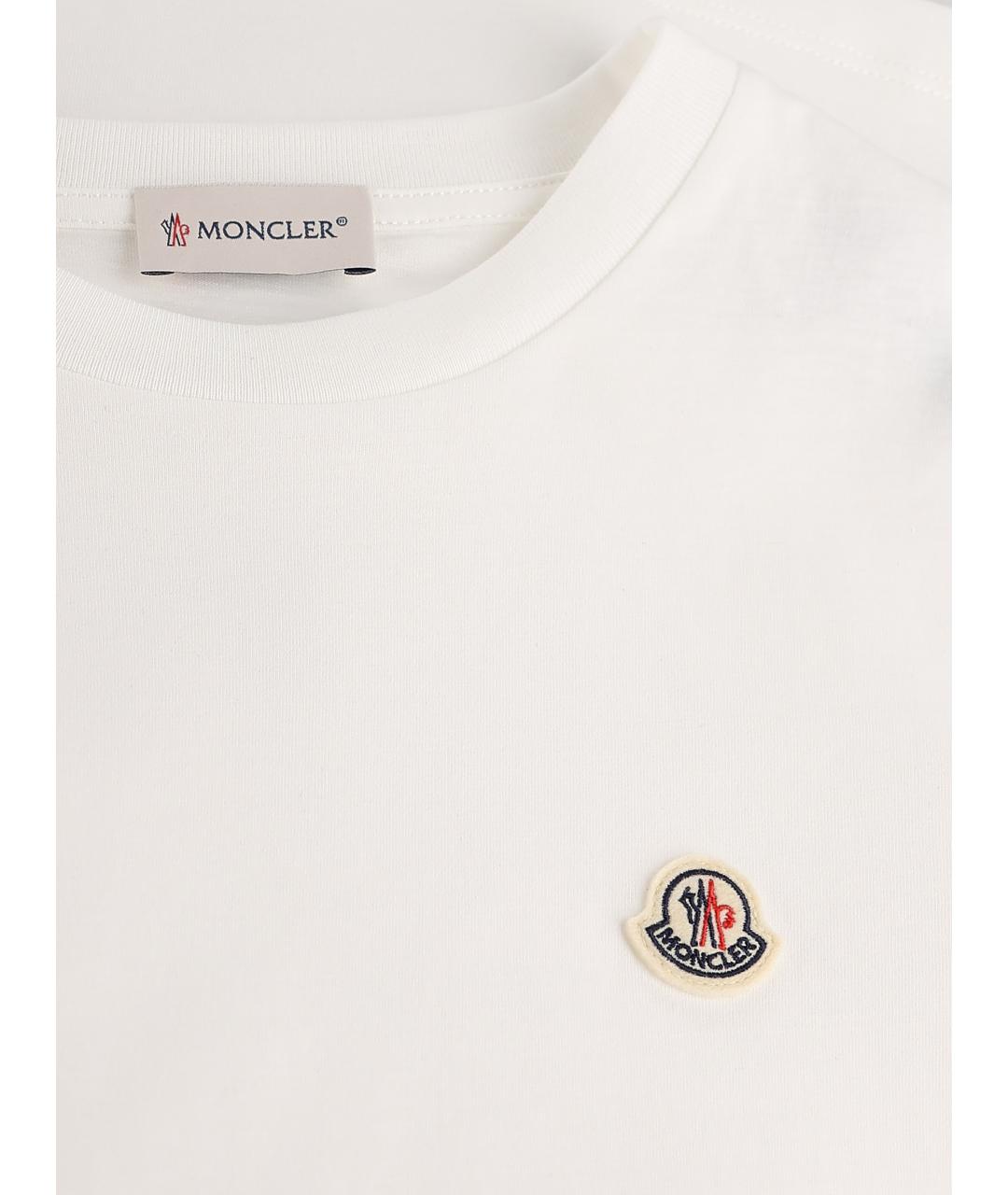 MONCLER KIDS Мульти хлопковая детская футболка, фото 3