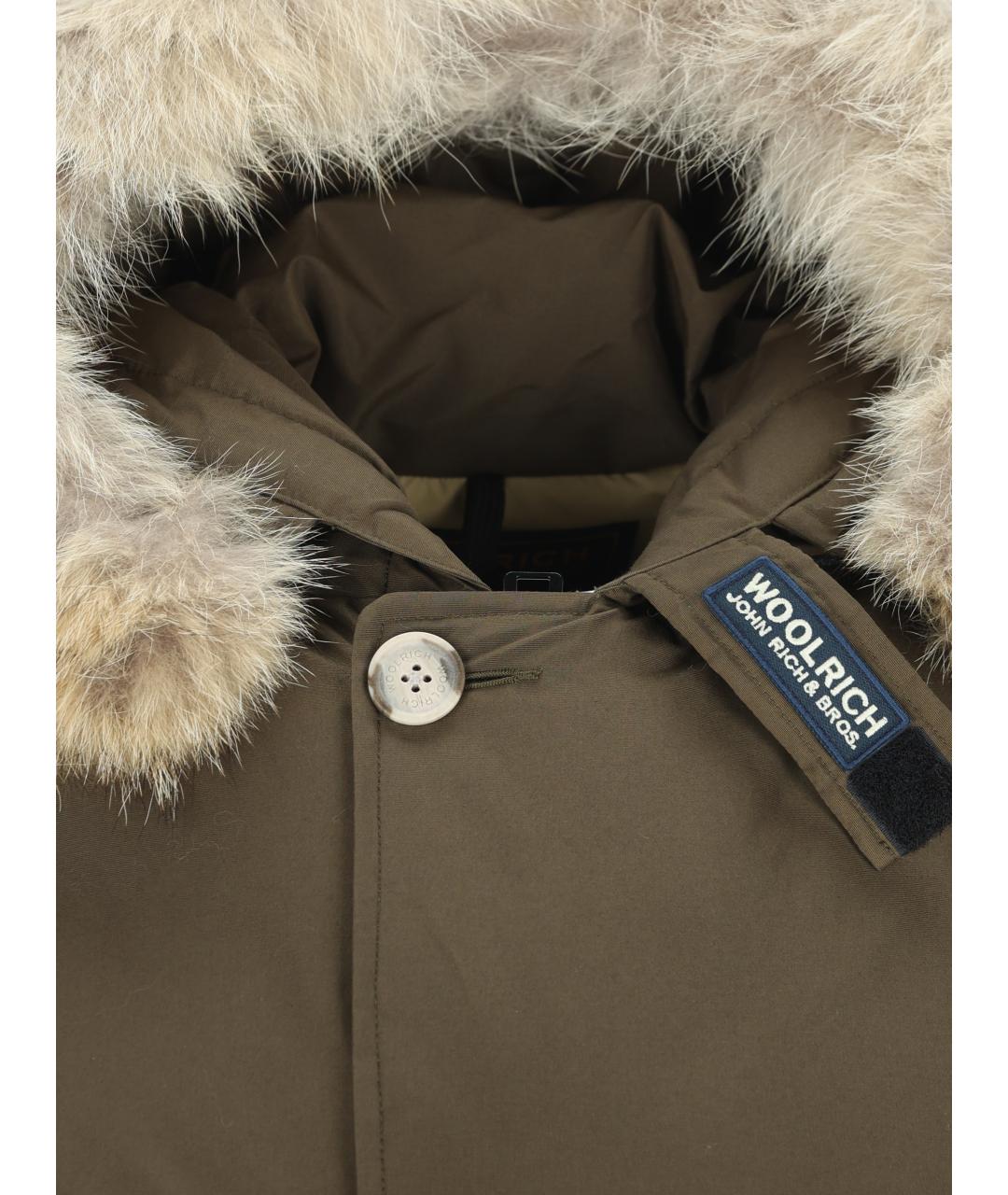 WOOLRICH Зеленая полиэстеровая парка, фото 3