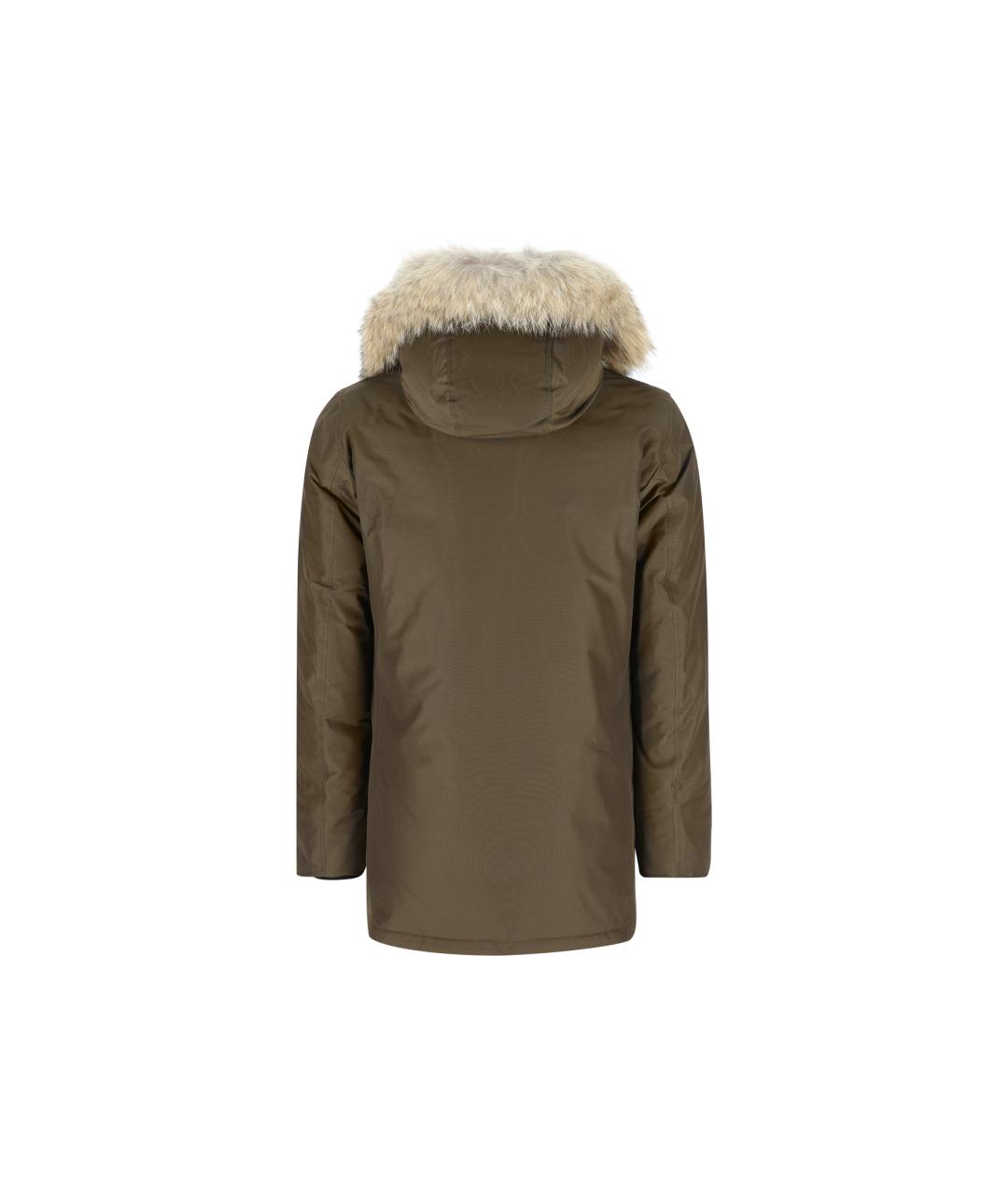 WOOLRICH Зеленая полиэстеровая парка, фото 2