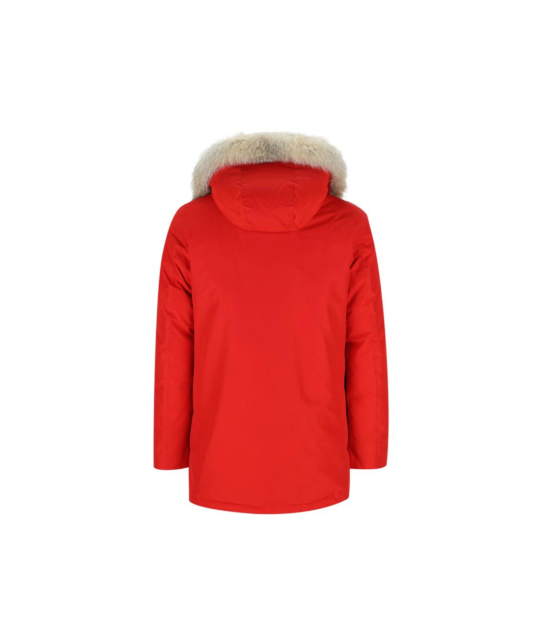 WOOLRICH Красная полиэстеровая парка, фото 2