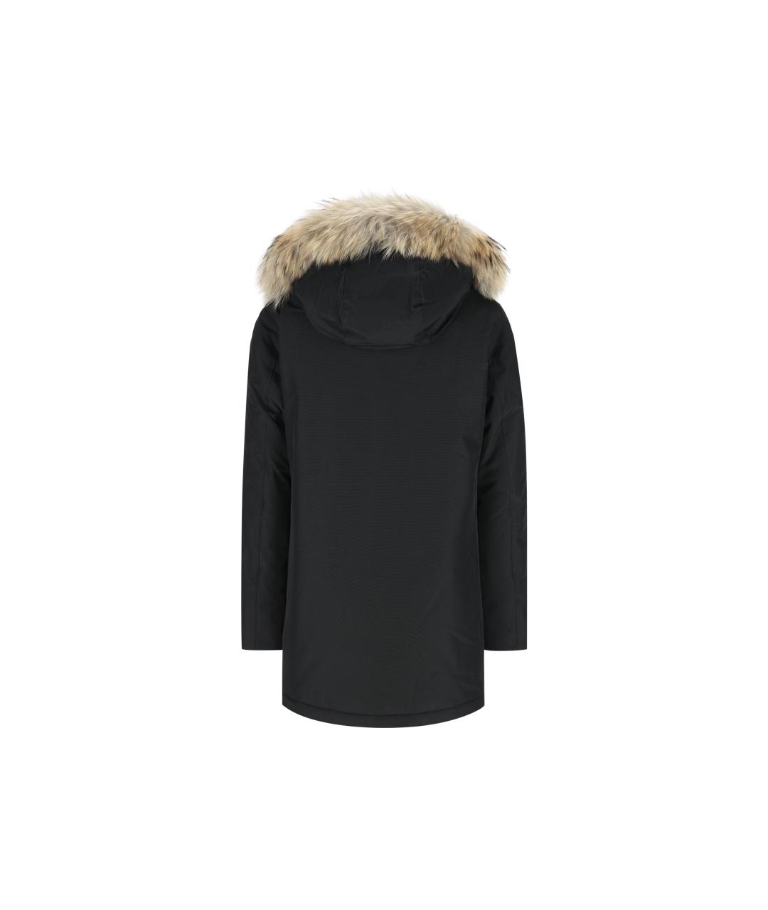 WOOLRICH Черная полиэстеровая парка, фото 2
