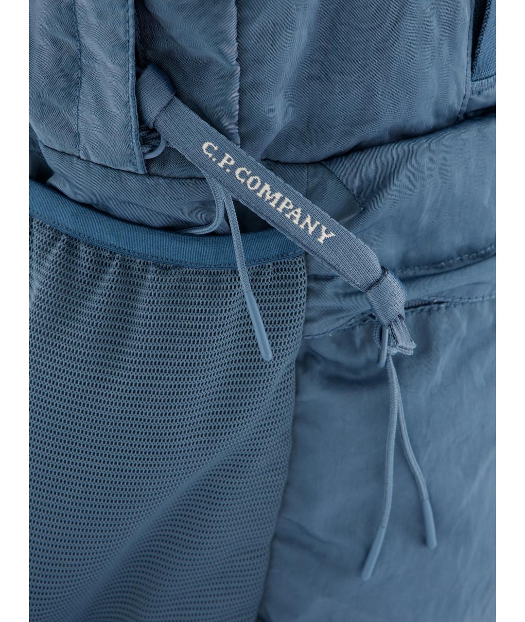 CP COMPANY Голубой синтетический рюкзак, фото 4