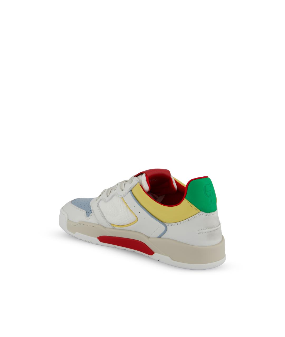 CHRISTIAN LOUBOUTIN Белые кожаные низкие кроссовки / кеды, фото 3