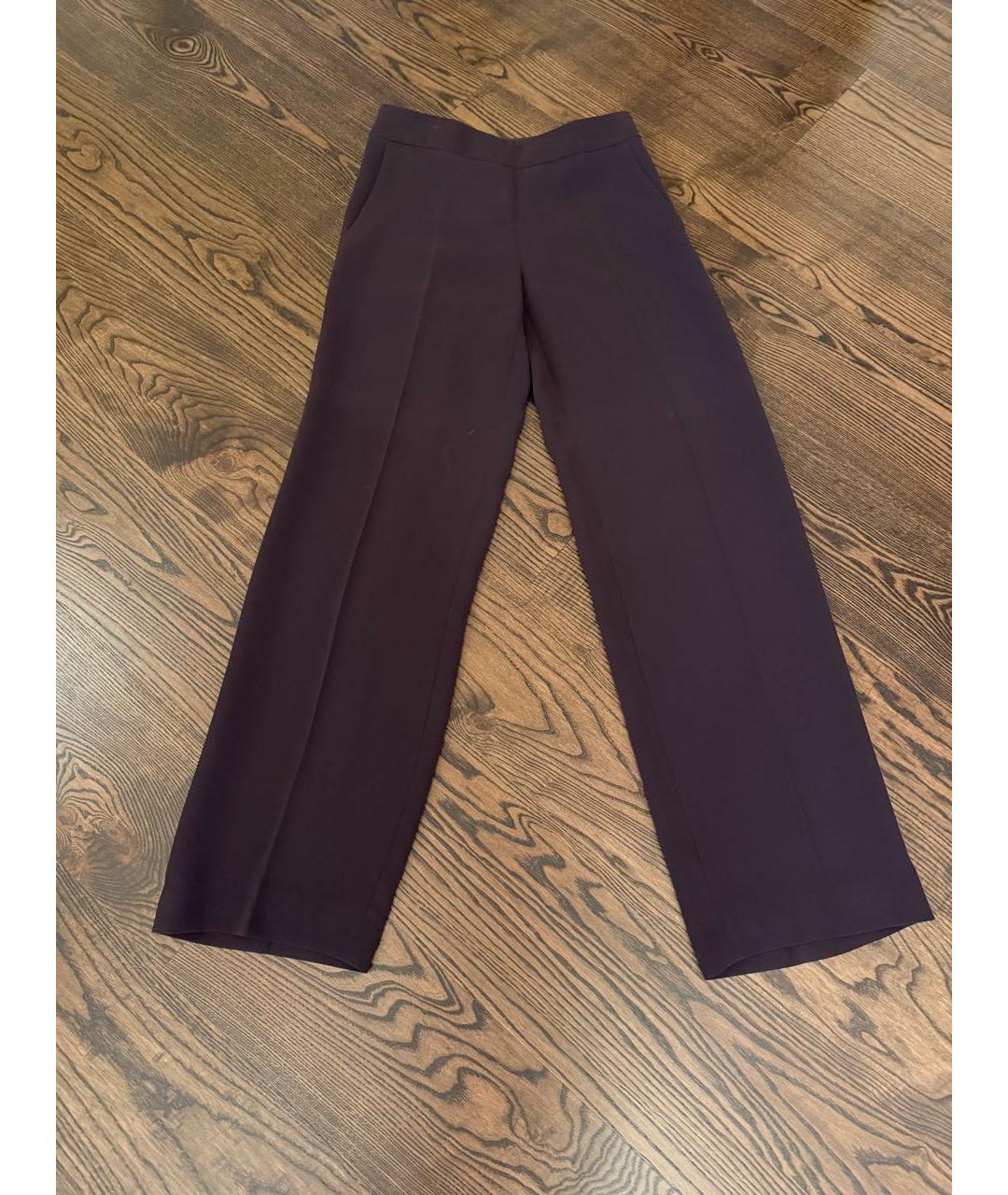 MAX MARA Коричневые брюки широкие, фото 7