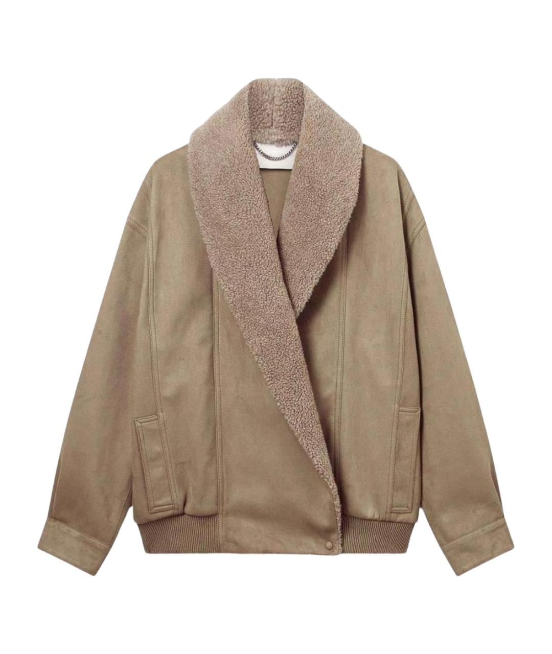 STELLA MCCARTNEY Бежевая синтетическая куртка, фото 1