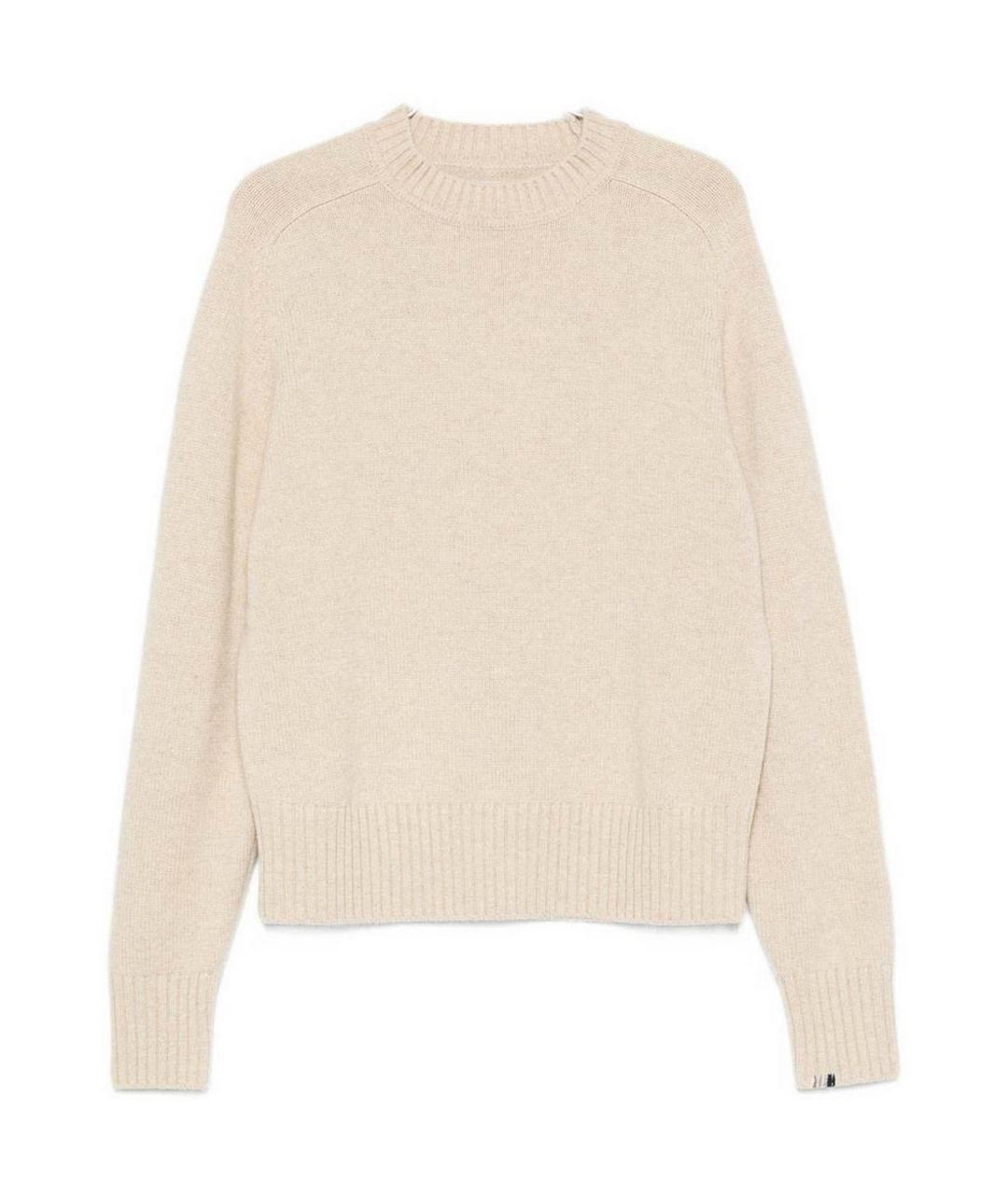 EXTREME CASHMERE Белый кашемировый джемпер / свитер, фото 1
