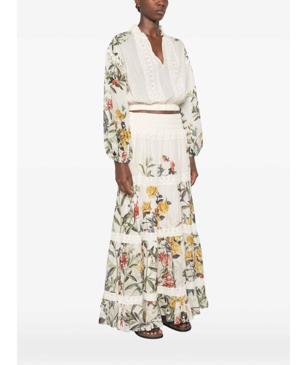 ALICE+OLIVIA Мульти хлопковая блузы, фото 3