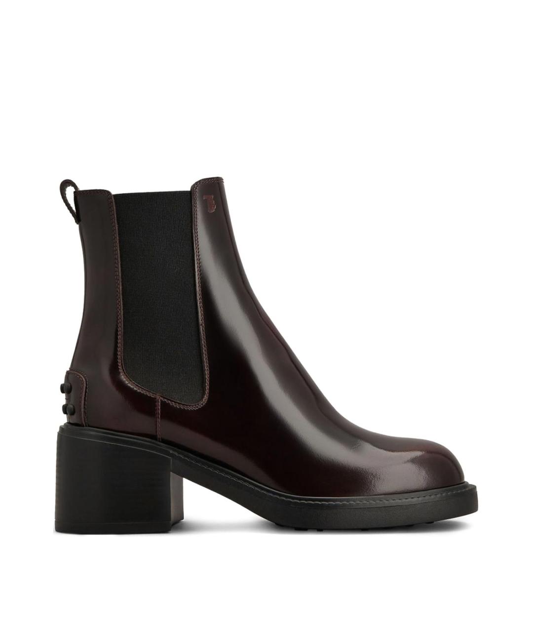 TOD'S Коричневые кожаные ботинки, фото 1