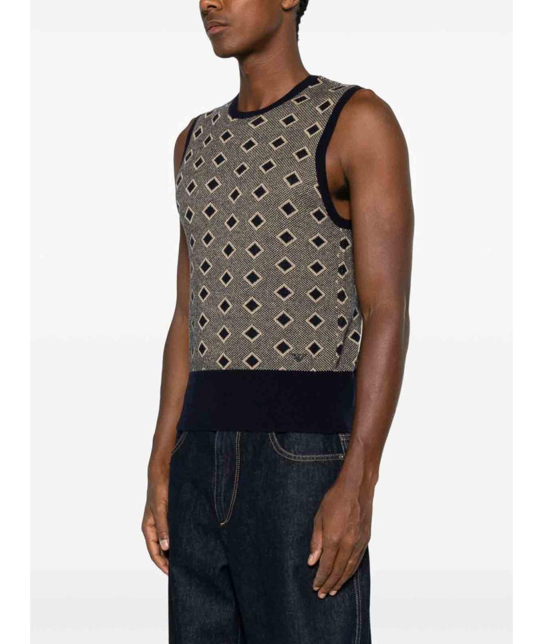 EMPORIO ARMANI Синяя жилетка, фото 3