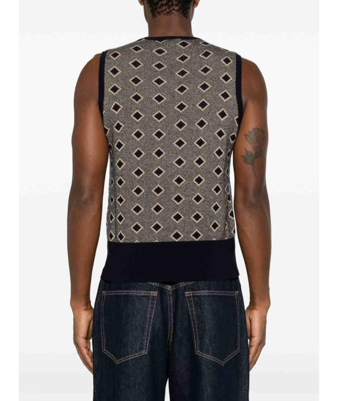EMPORIO ARMANI Синяя жилетка, фото 2