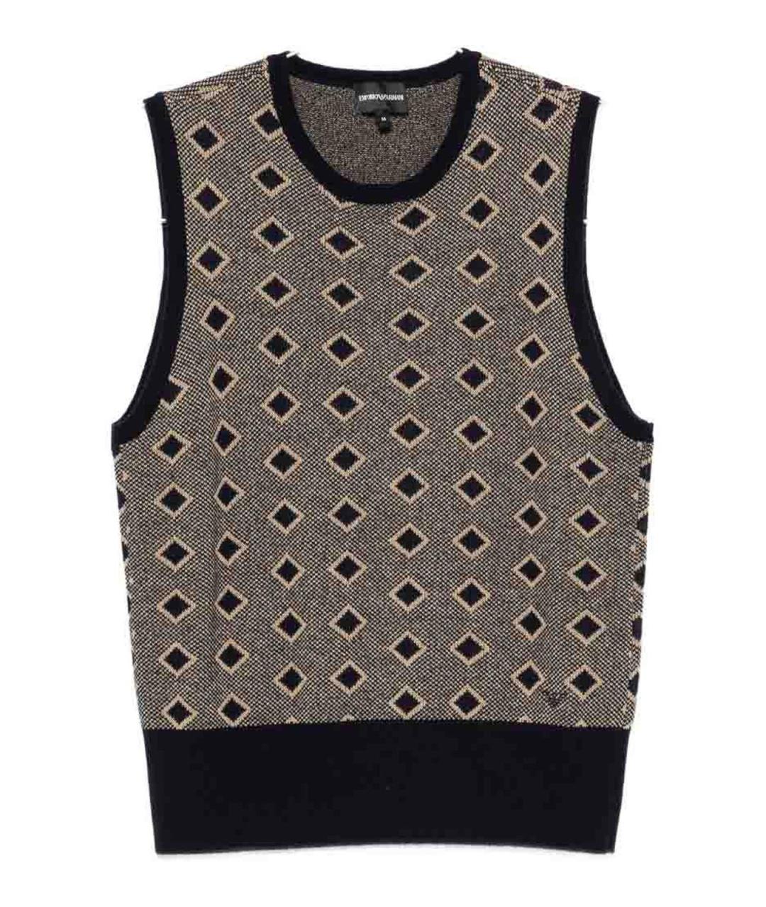 EMPORIO ARMANI Синяя жилетка, фото 1