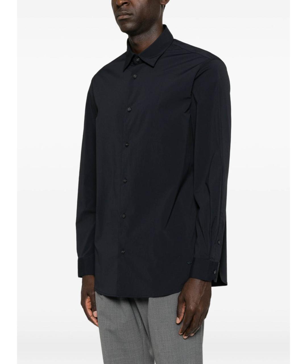 EMPORIO ARMANI Синяя кэжуал рубашка, фото 2