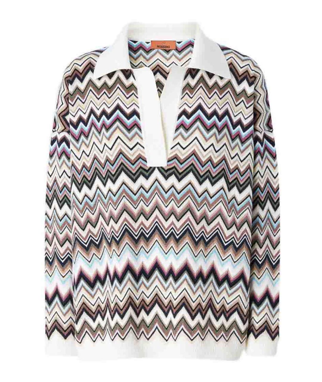 MISSONI Мульти шерстяной джемпер / свитер, фото 5