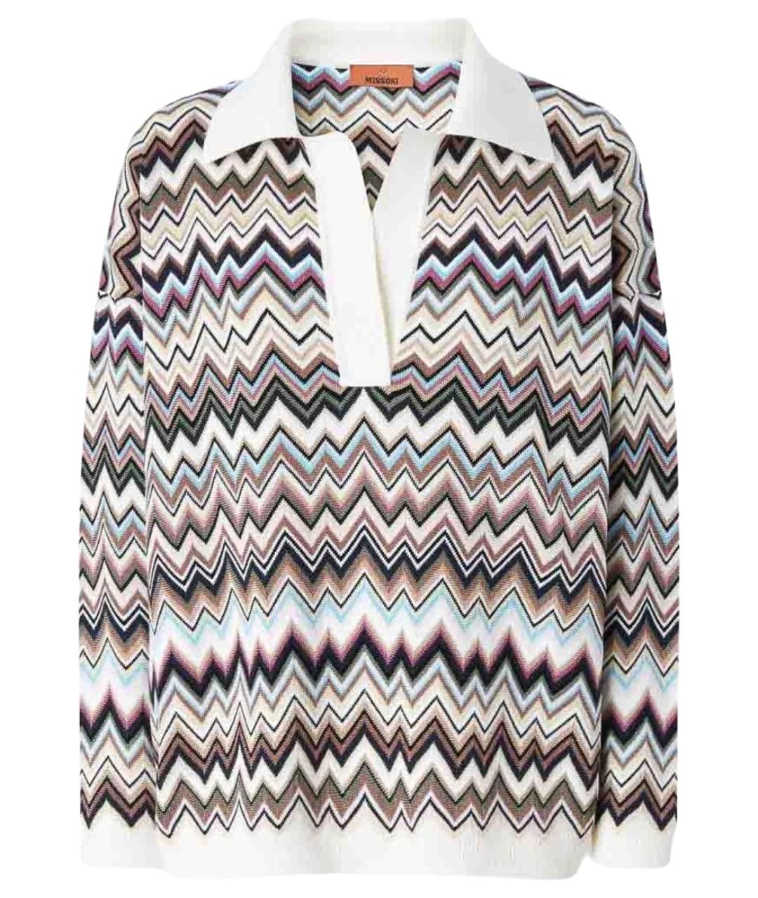 MISSONI Мульти шерстяной джемпер / свитер, фото 1