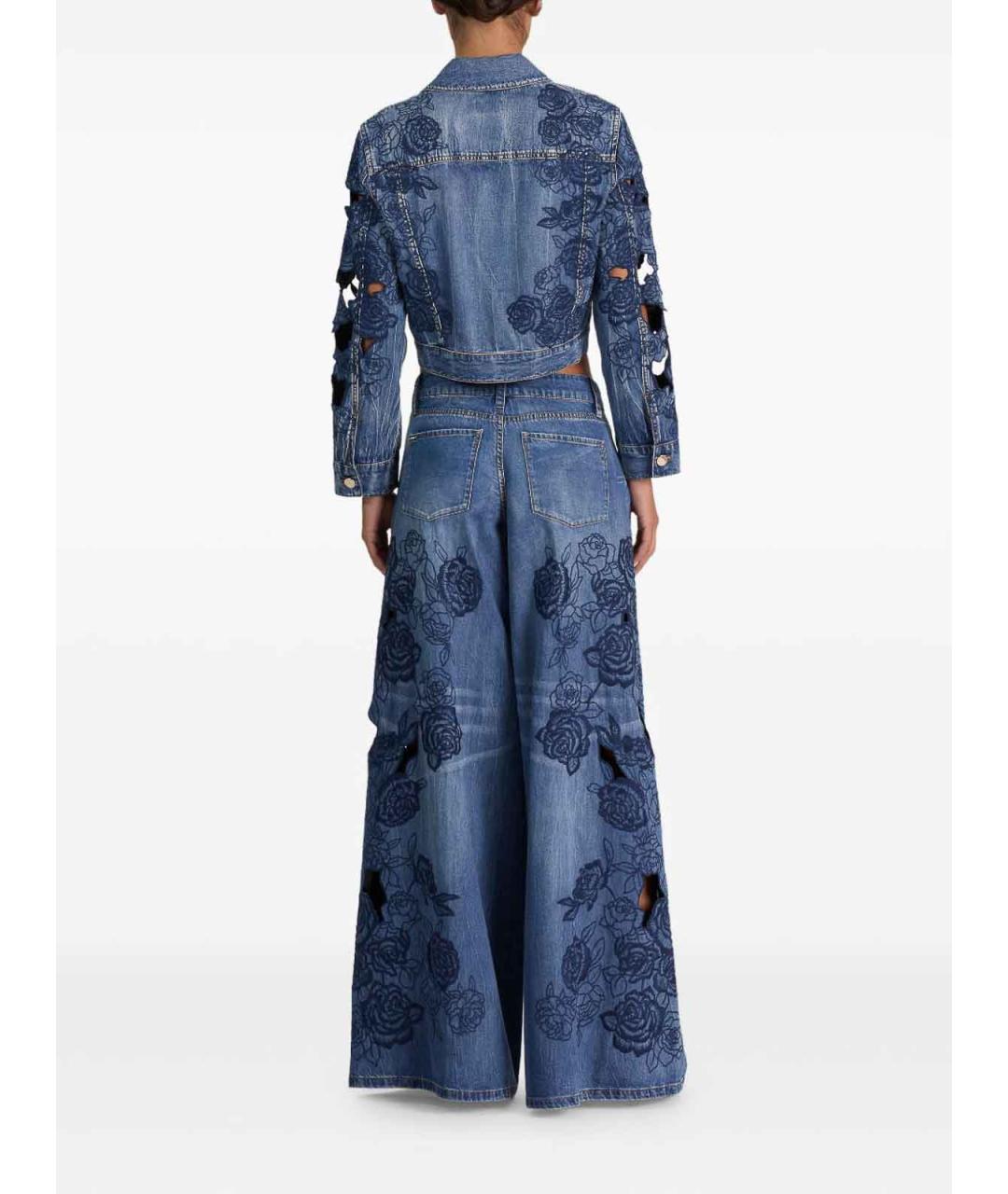ALICE+OLIVIA Синяя деним куртка, фото 4