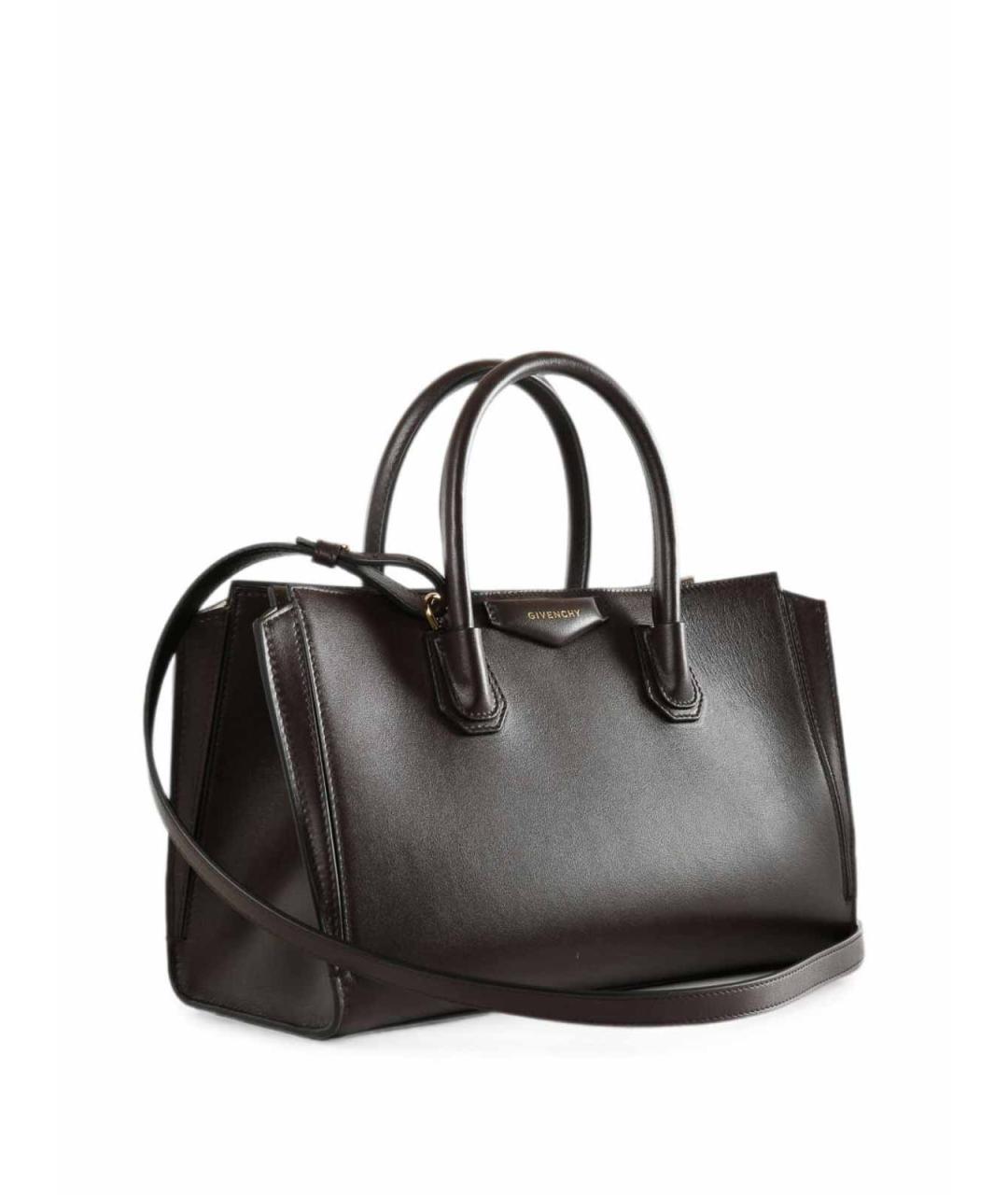 GIVENCHY Коричневая кожаная сумка тоут, фото 2