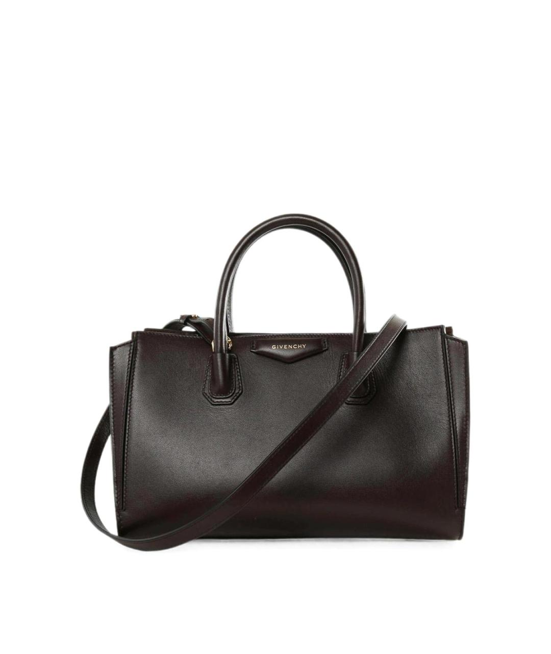 GIVENCHY Коричневая кожаная сумка тоут, фото 4