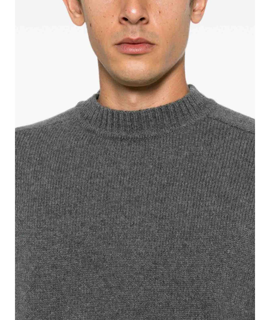 EXTREME CASHMERE Серый кашемировый джемпер / свитер, фото 2