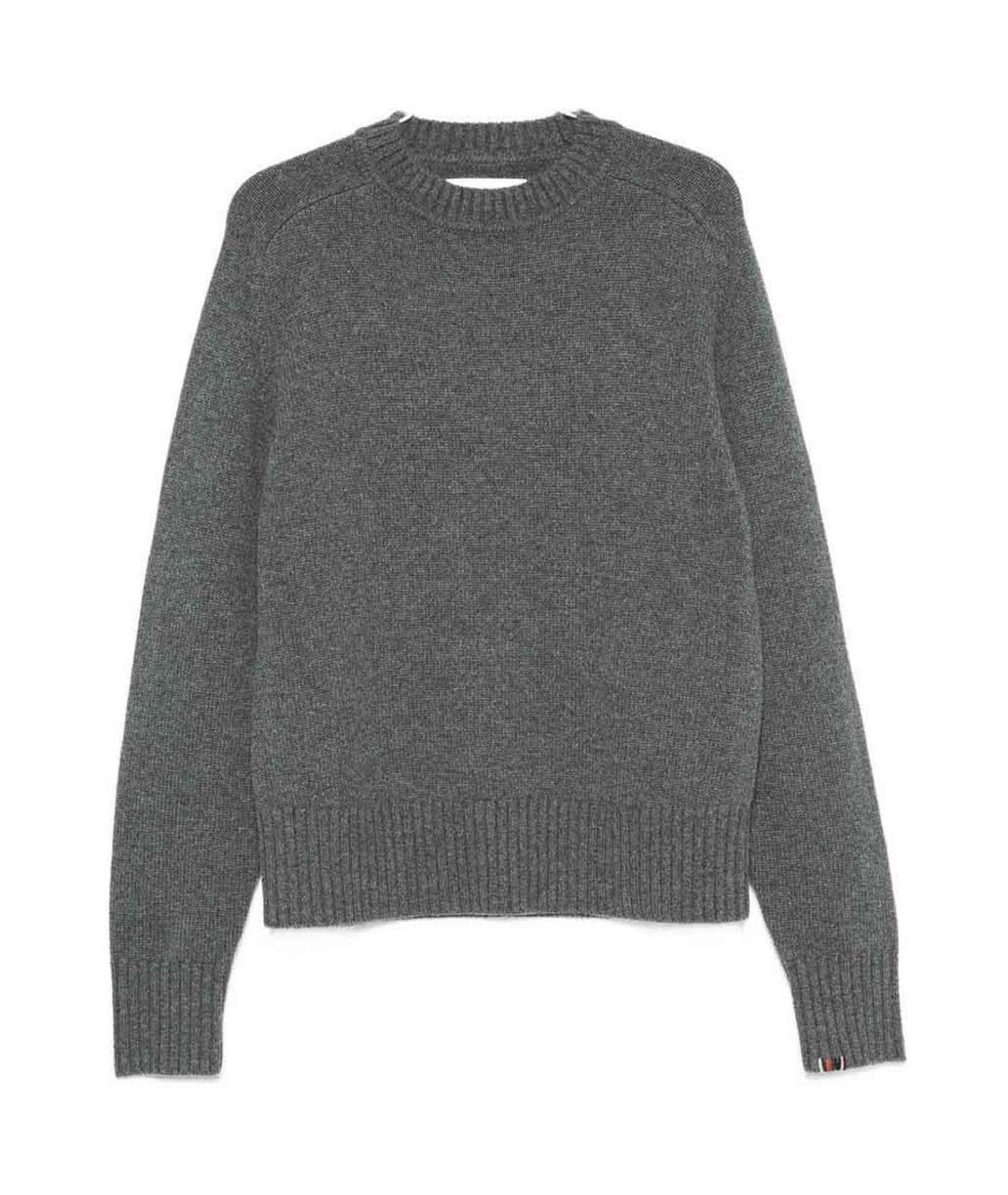 EXTREME CASHMERE Серый кашемировый джемпер / свитер, фото 1