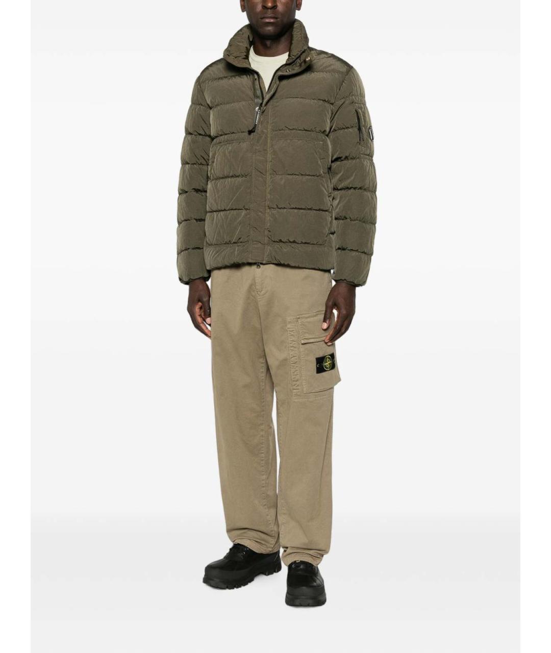 CP COMPANY Хаки полиамидовый пуховик, фото 5