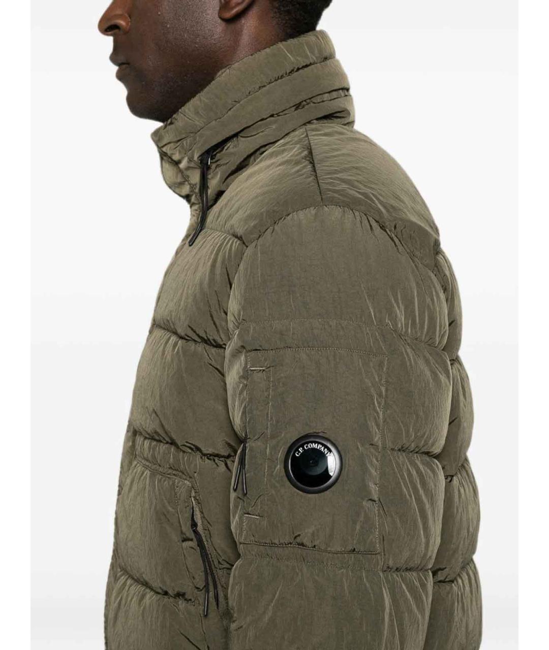 CP COMPANY Хаки полиамидовый пуховик, фото 3