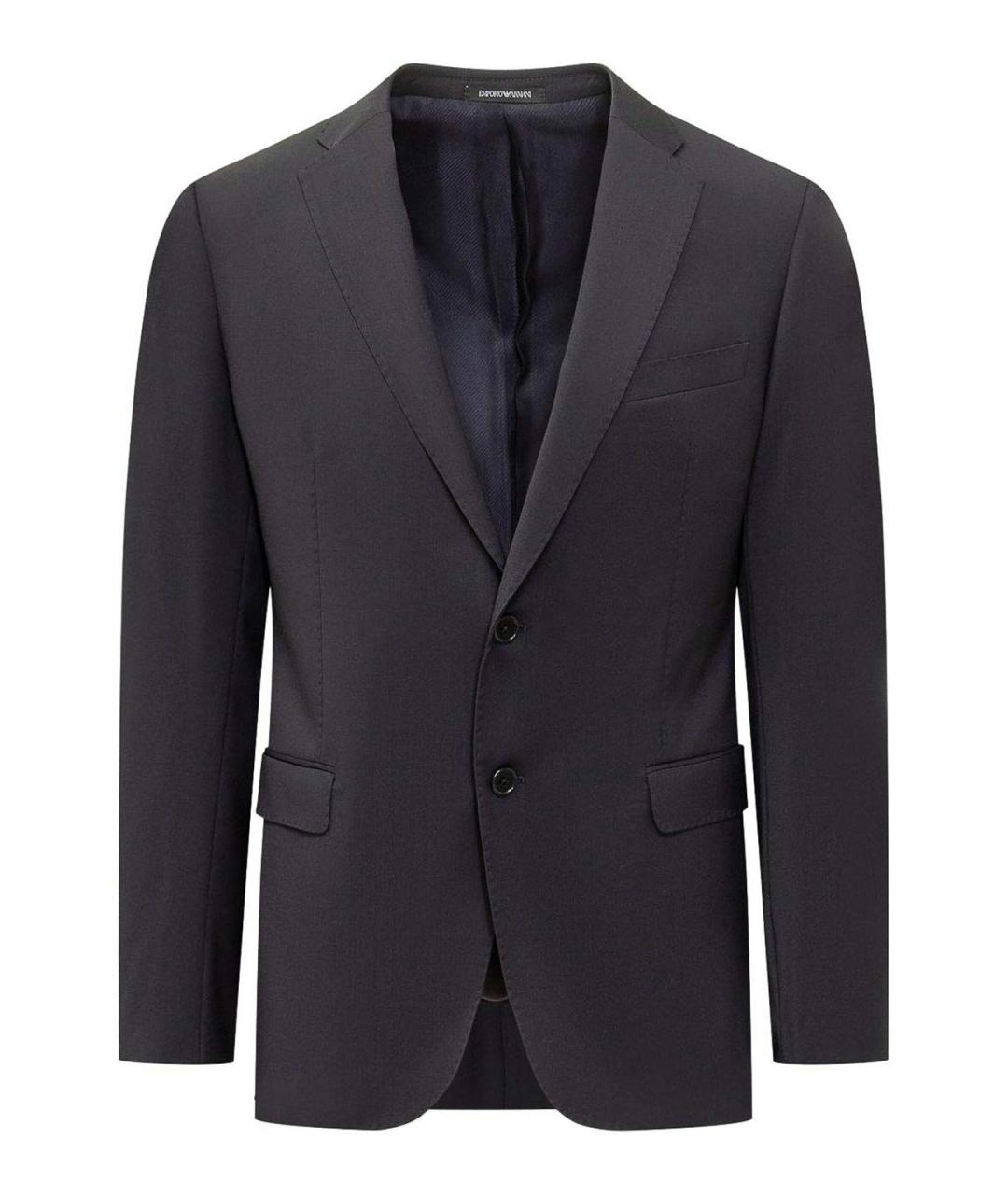 EMPORIO ARMANI Черный классический костюм, фото 1