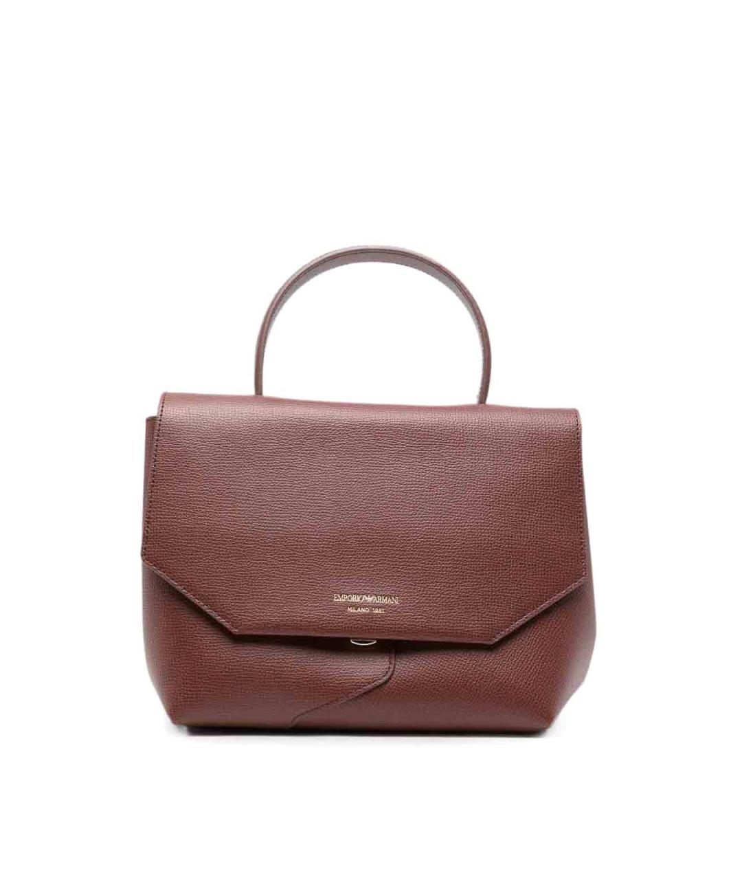 EMPORIO ARMANI Коричневая сумка тоут, фото 1