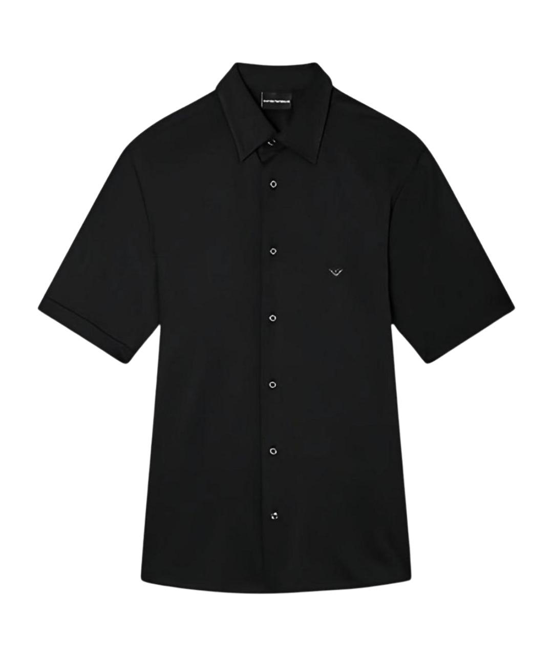 EMPORIO ARMANI Черная кэжуал рубашка, фото 1