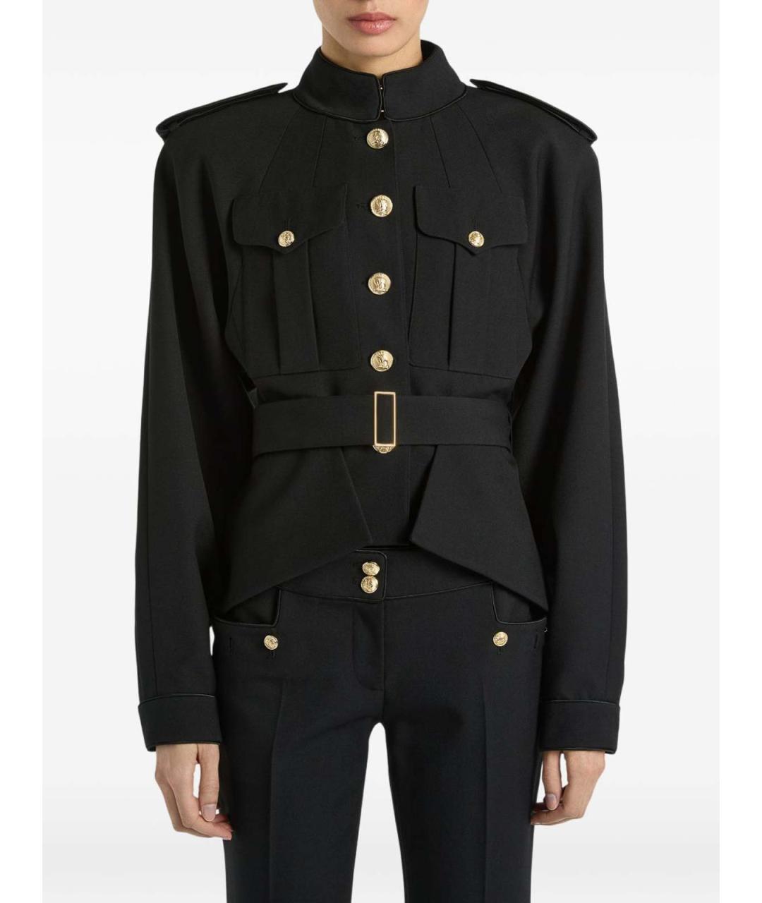 BALMAIN Черная куртка, фото 2