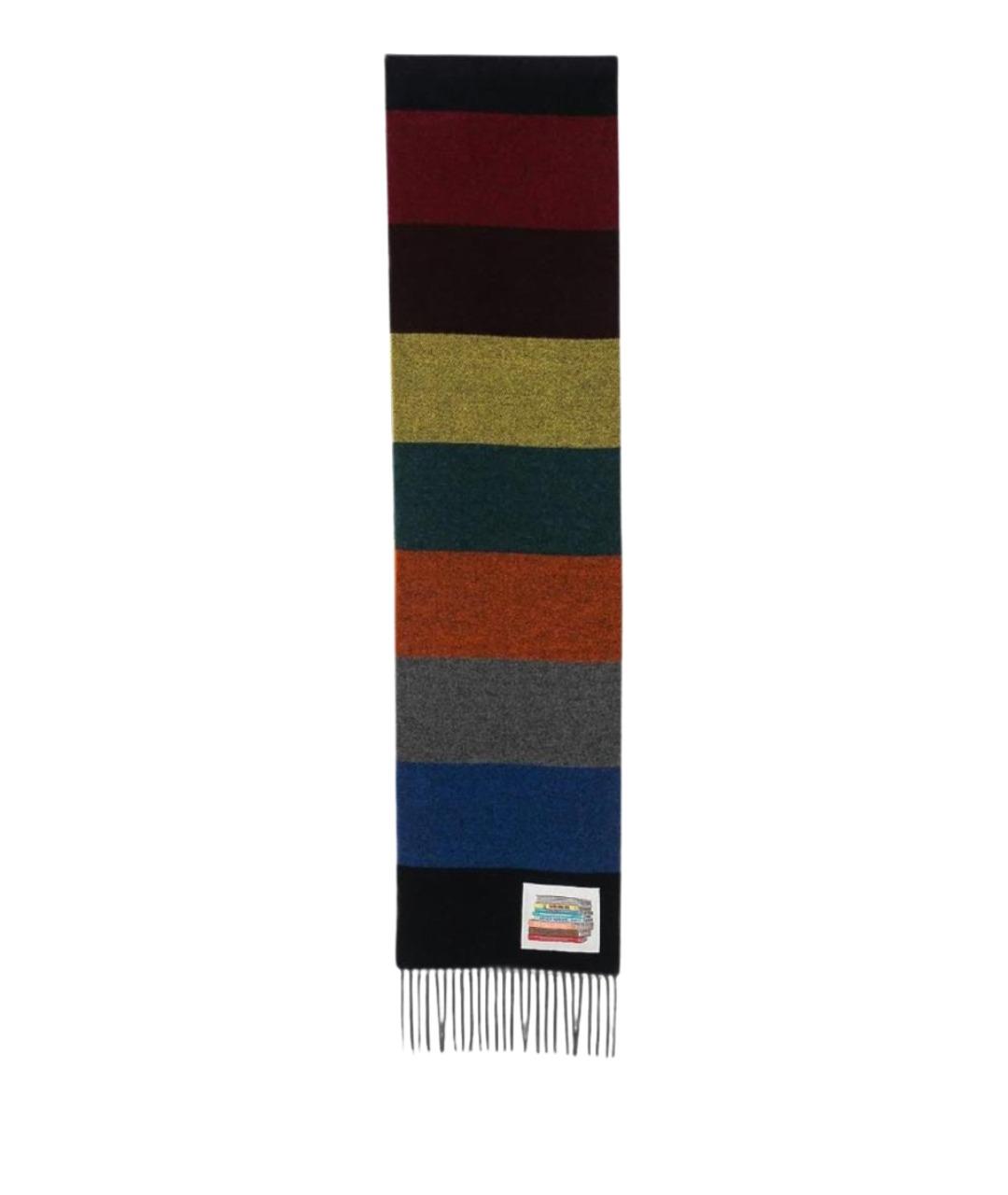 PAUL SMITH Мульти шерстяной шарф, фото 1