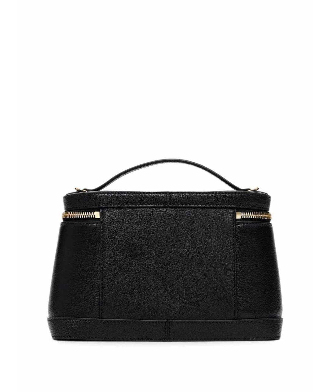 JACQUEMUS Черная кожаная сумка через плечо, фото 3