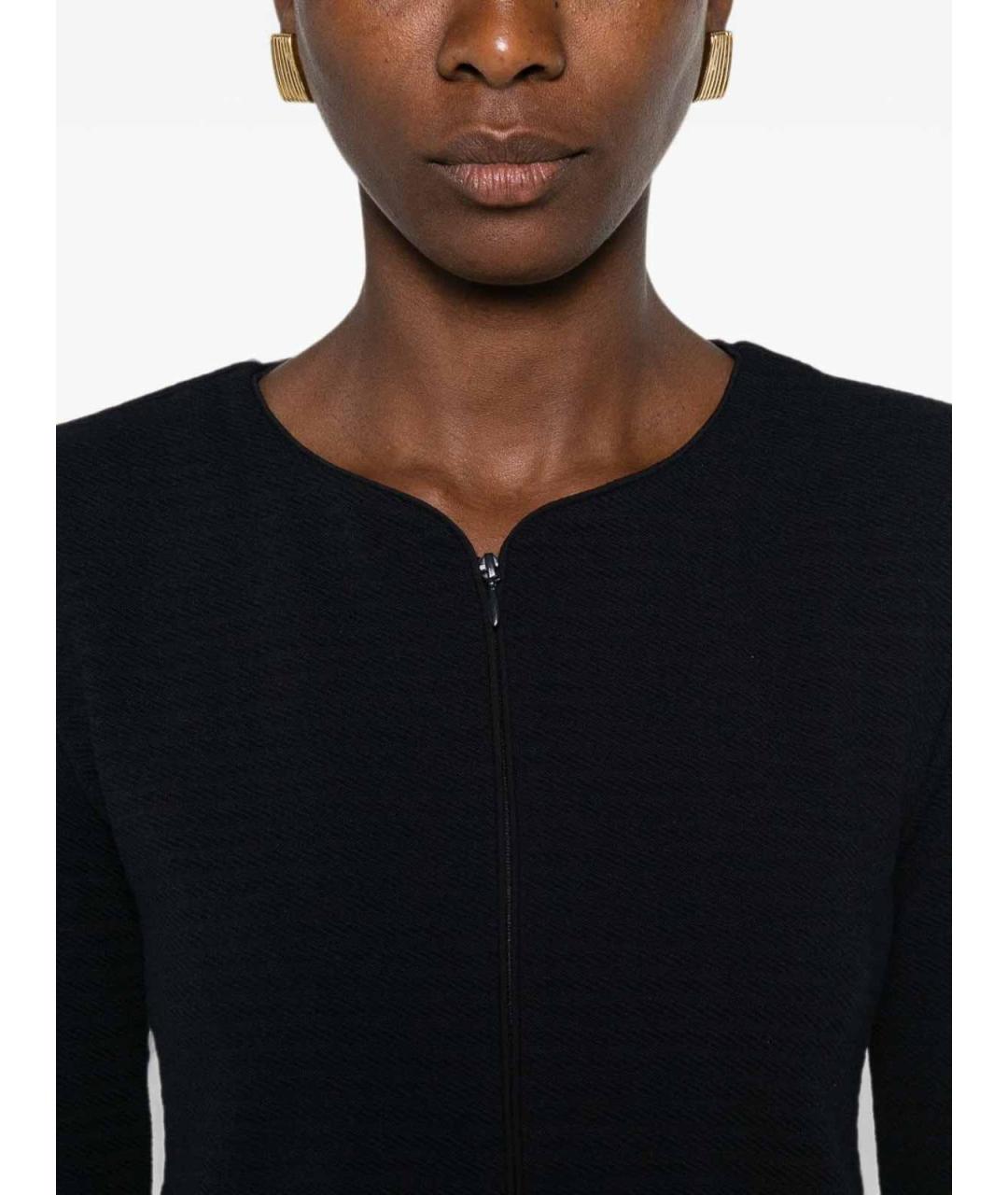 EMPORIO ARMANI Синий полиэстеровый жакет/пиджак, фото 2