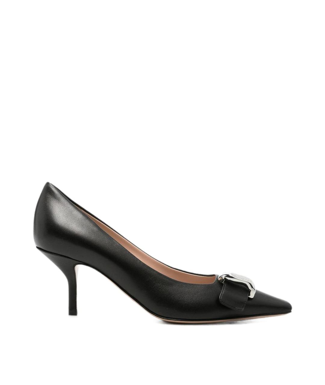 EMPORIO ARMANI Черные кожаные туфли, фото 5