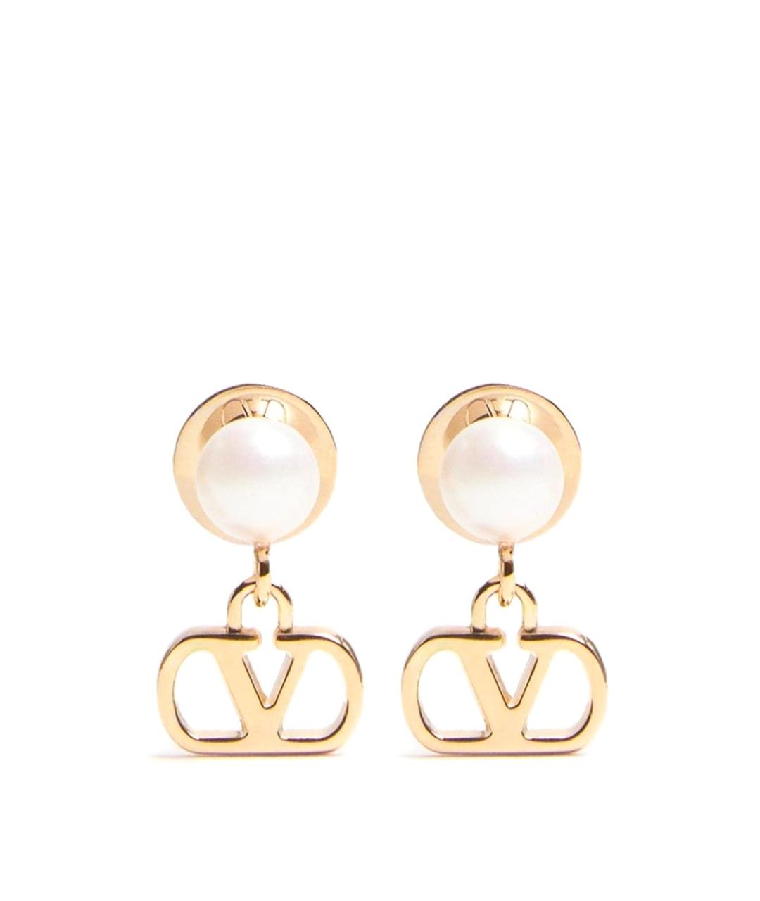 VALENTINO Золотые серьги из желтого золота, фото 1