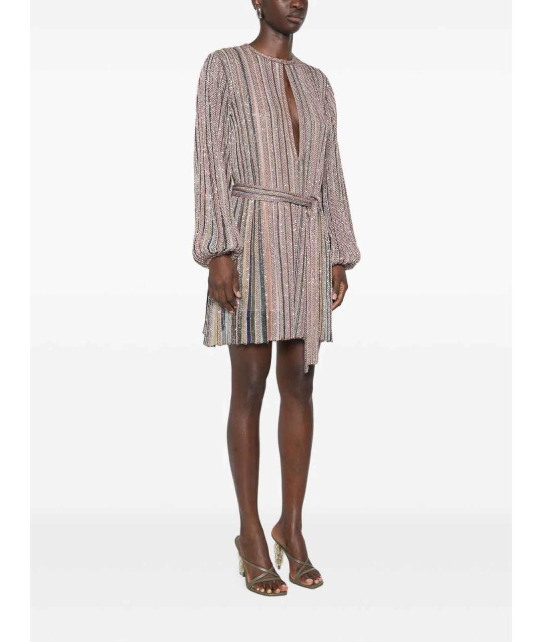 MISSONI Мульти полиамидовое платье, фото 3