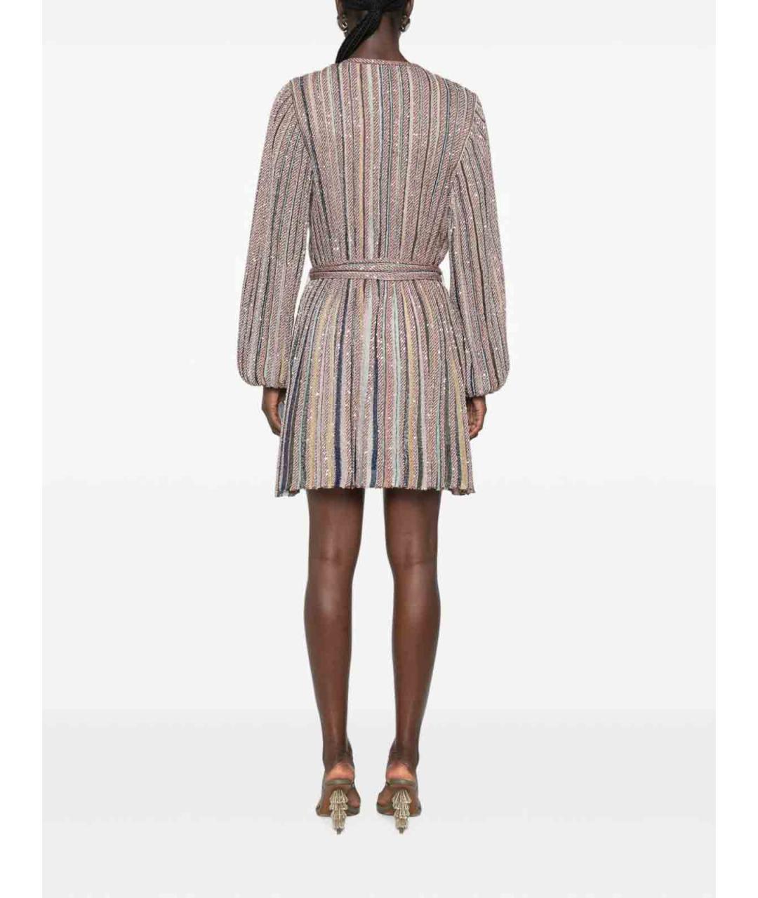 MISSONI Мульти полиамидовое платье, фото 4