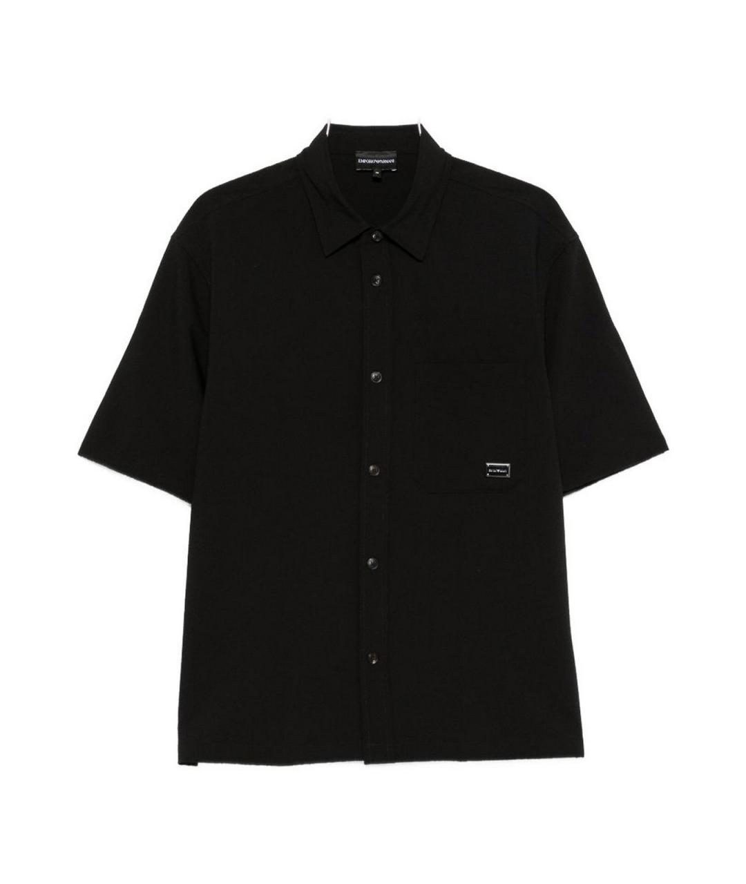 EMPORIO ARMANI Черная кэжуал рубашка, фото 1