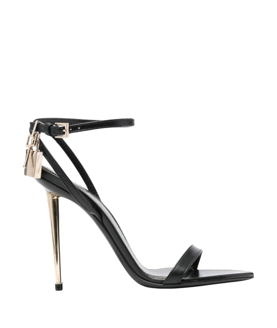 TOM FORD Черные босоножки, фото 1