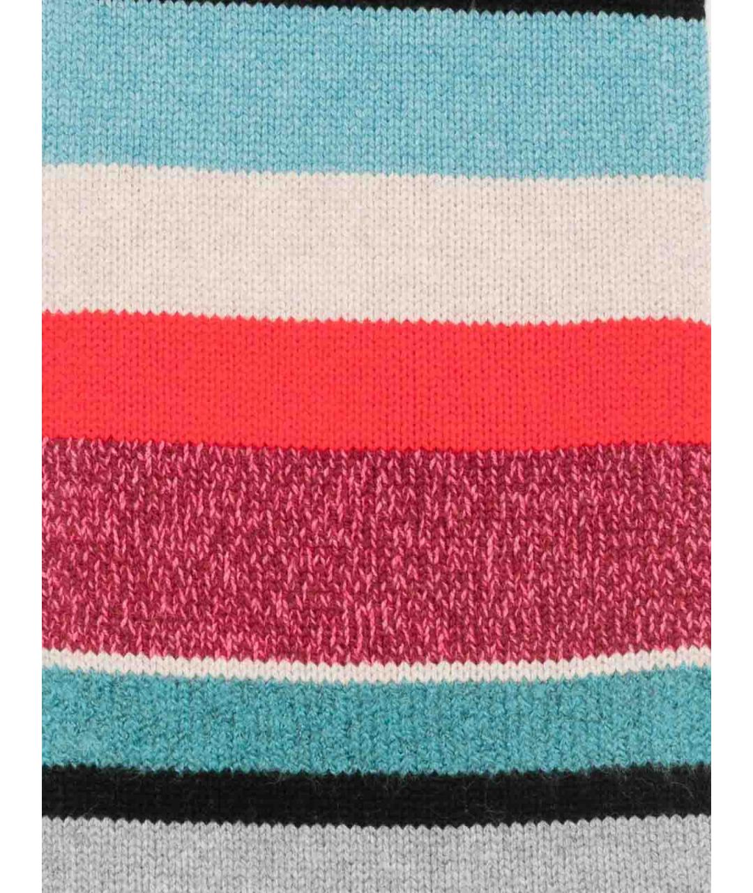 PAUL SMITH Мульти шерстяной шарф, фото 3
