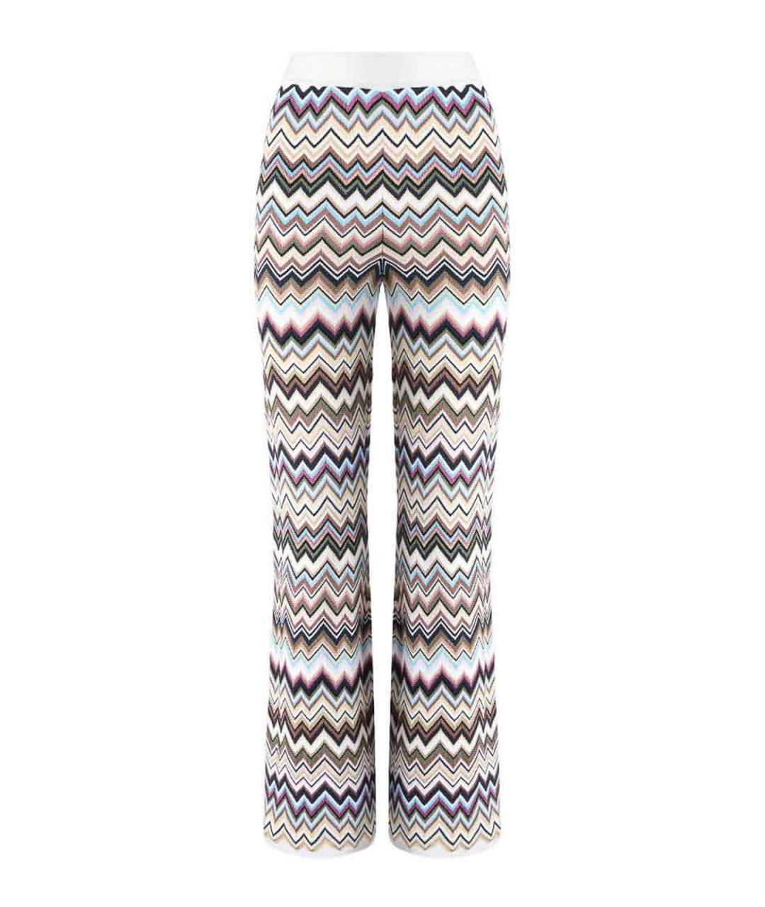 MISSONI Мульти шерстяные прямые брюки, фото 1