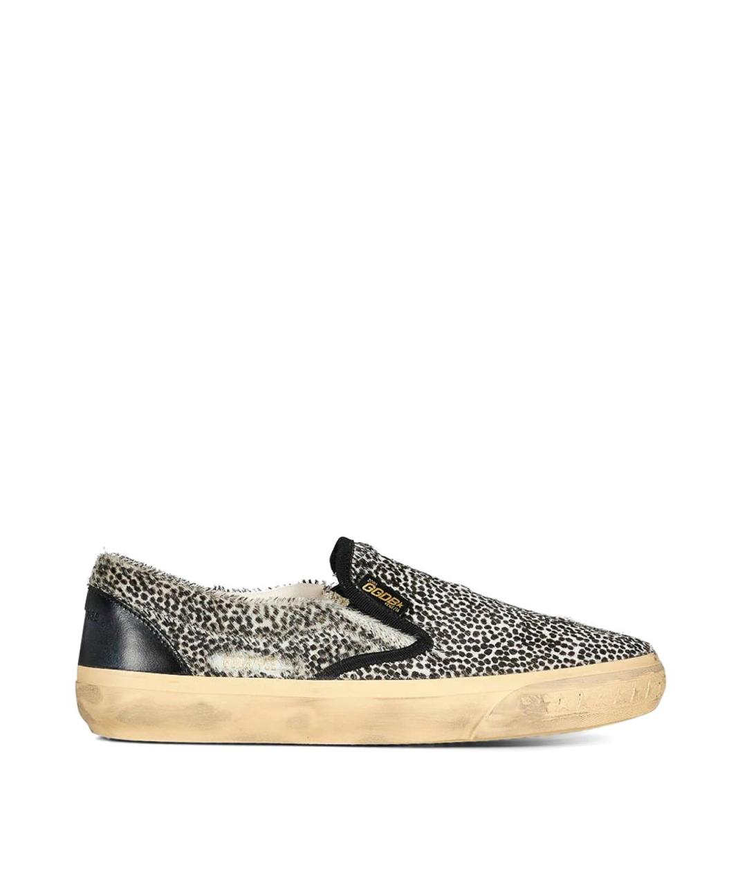 GOLDEN GOOSE Мульти кожаные слипоны, фото 1