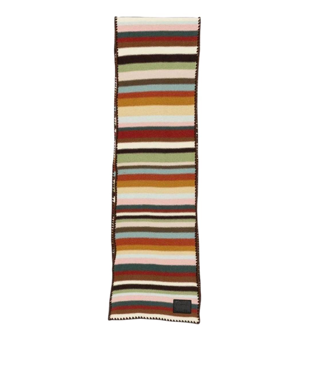 PAUL SMITH Мульти шерстяной шарф, фото 1