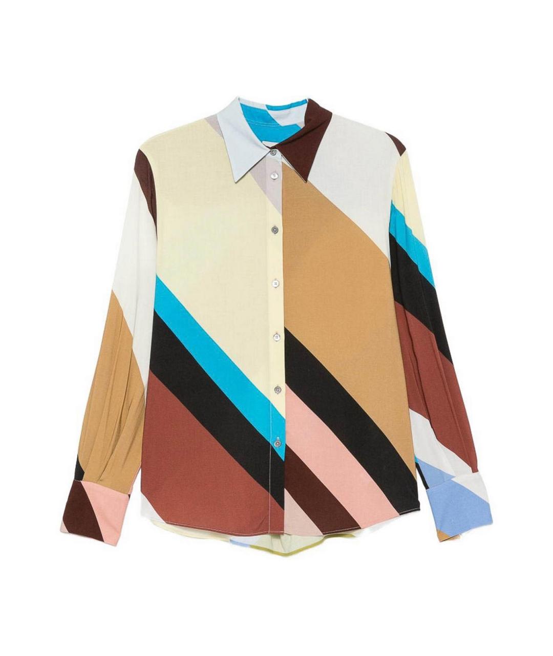 PAUL SMITH Мульти вискозная рубашка, фото 4
