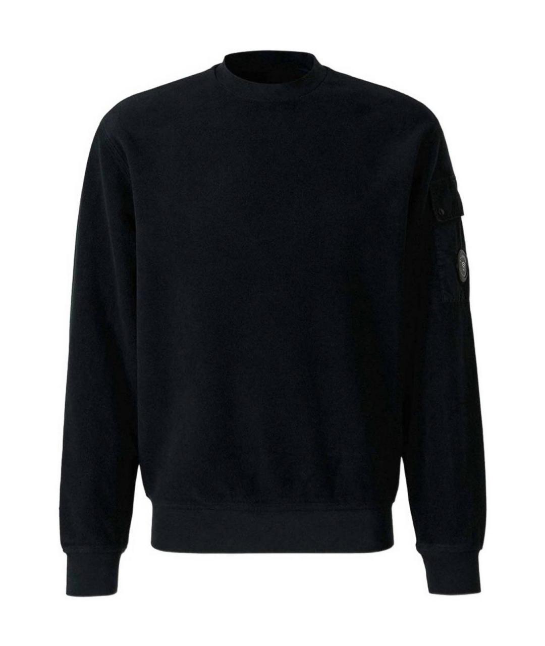 CP COMPANY Черный хлопковый джемпер / свитер, фото 1
