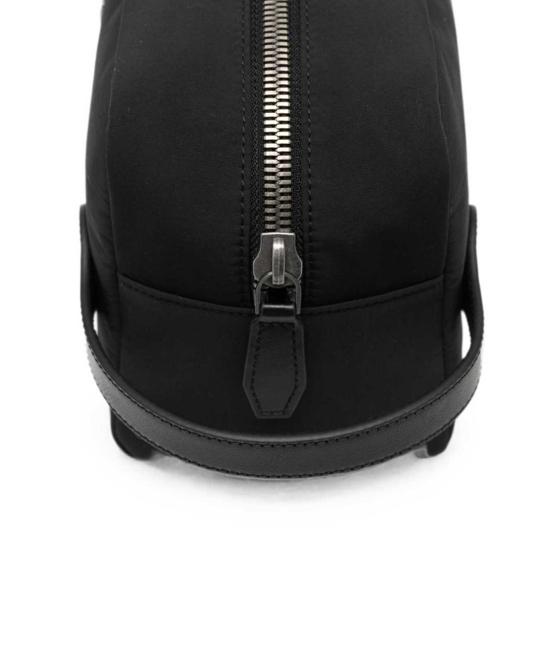 EMPORIO ARMANI Черная тканевая косметичка, фото 3