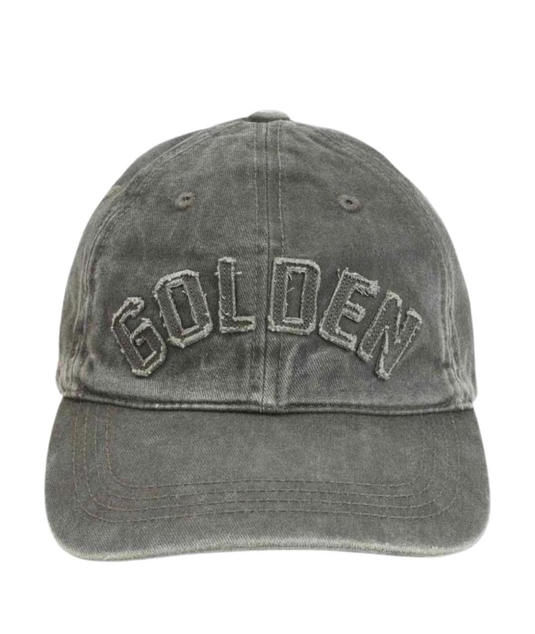 GOLDEN GOOSE Зеленая хлопковая кепка, фото 1