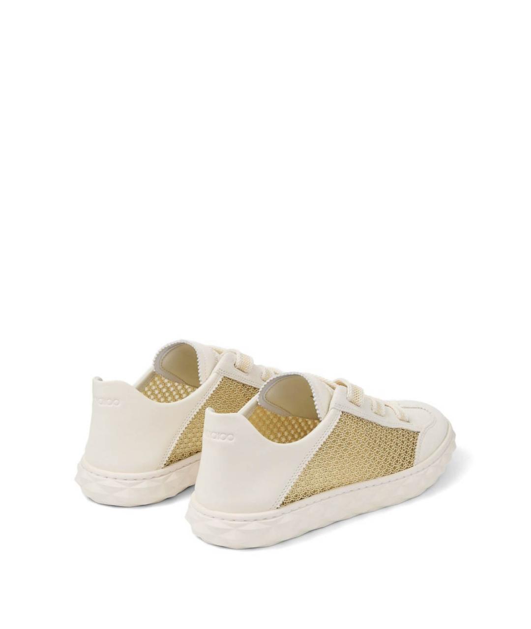 JIMMY CHOO Золотые кроссовки, фото 3