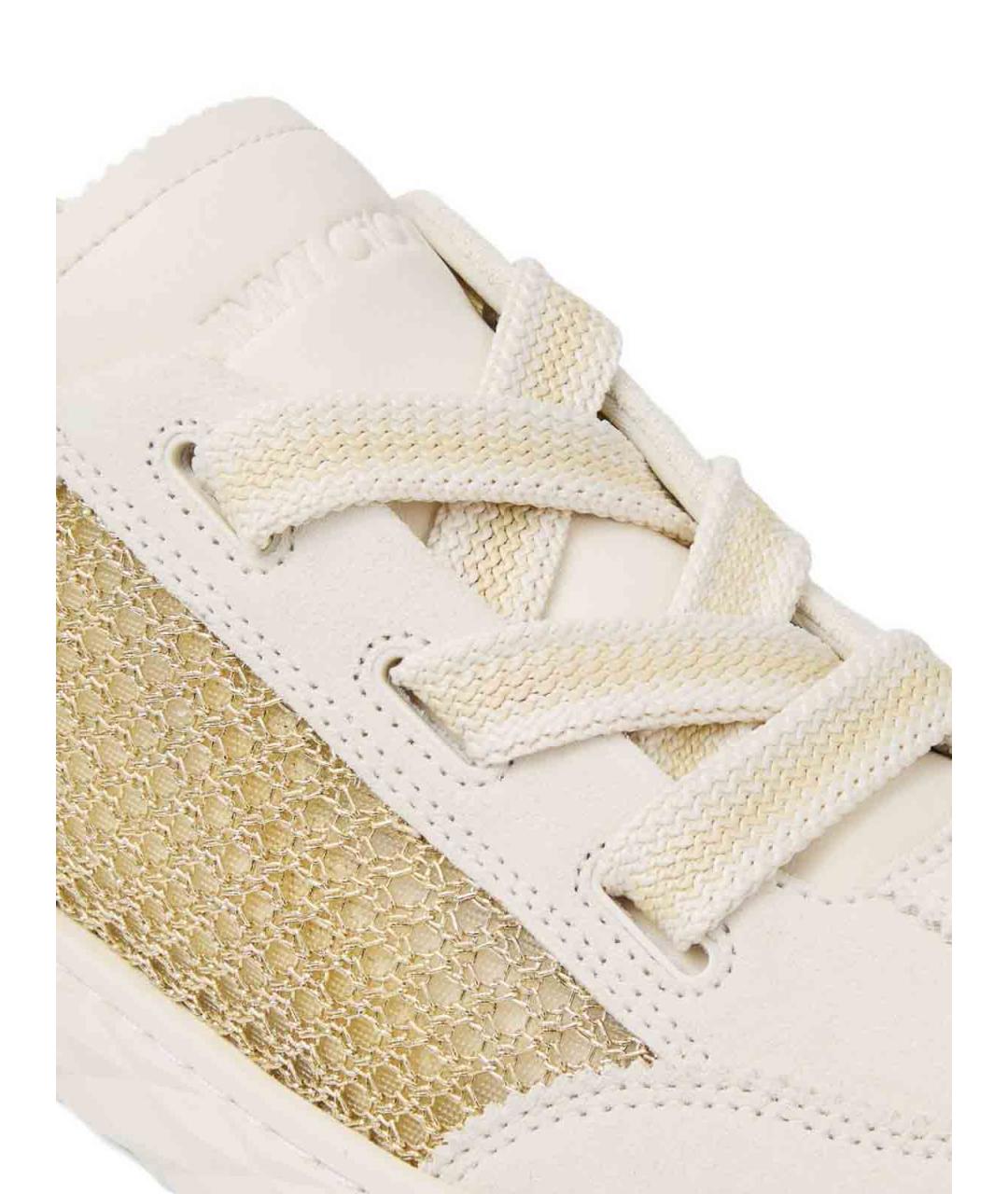 JIMMY CHOO Золотые кроссовки, фото 4