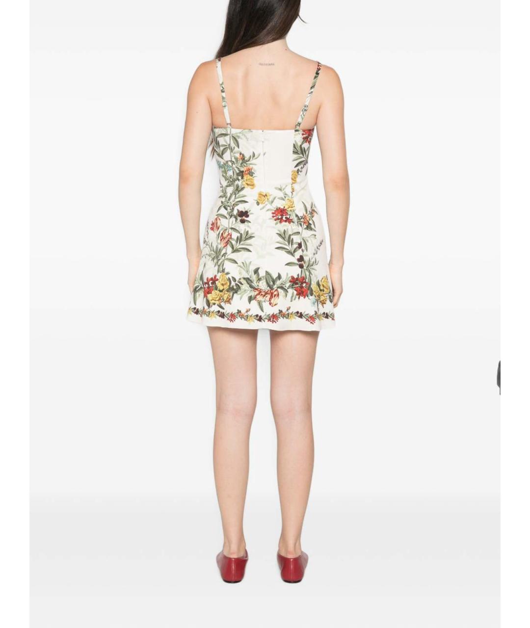 ALICE+OLIVIA Бежевое повседневное платье, фото 3